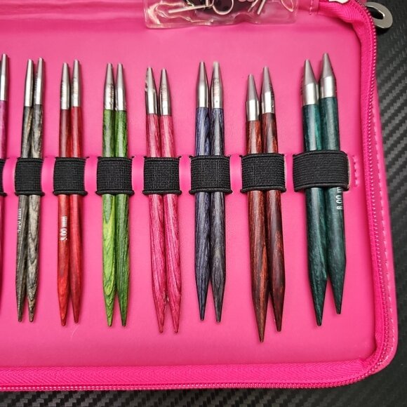 NEW Tbest Ft Collection 2 Ps Circular Knitting Set with Storage Case and Handles - Picture 3 of 9